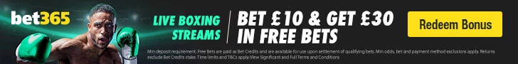 bet365 live stream boxing