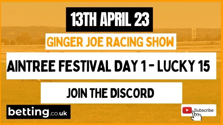 Video: Aintree Day 1 selections | Horse Racing Tips | Ginger Joe Racing | Betting.co.uk | Grand National