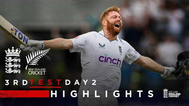 Video: Bairstow Blasts Another Ton! |Highlights |England v New Zealand - Day 2 |3rd LV= Insurance Test 2022